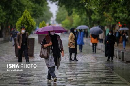 رگبار و رعدوبرق در بیشتر استان ها