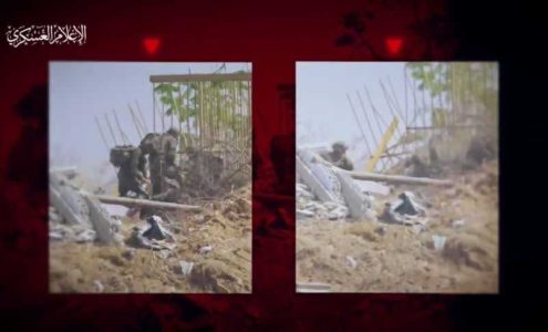 تصاویر القسام از عملیات بیت حانون و هلاکت 3 نظامی صهیونیست