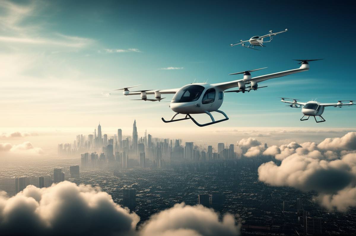 گردشگری تاکسی های پرنده (Air Taxi) بر فراز آسمان ها