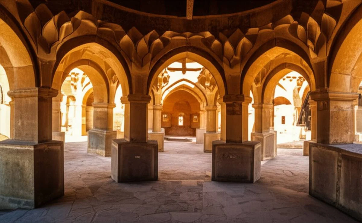 تاریخچه کاروانسرای سنگی صائین: قدمت، معماری و ویژگی ها