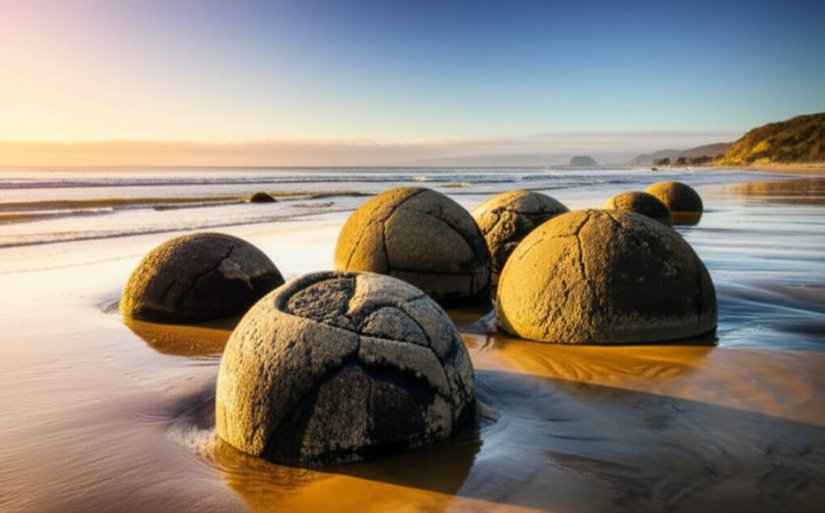 تخته سنگ های موراکی (Moeraki Boulders): هر آنچه باید بدانید