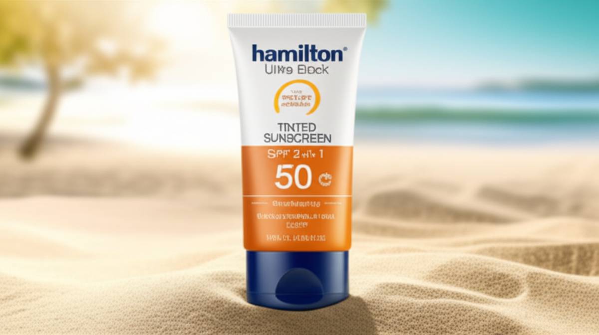 نقد کرم ضد آفتاب همیلتون اولترا بلاک SPF 50 رنگی 2 در 1