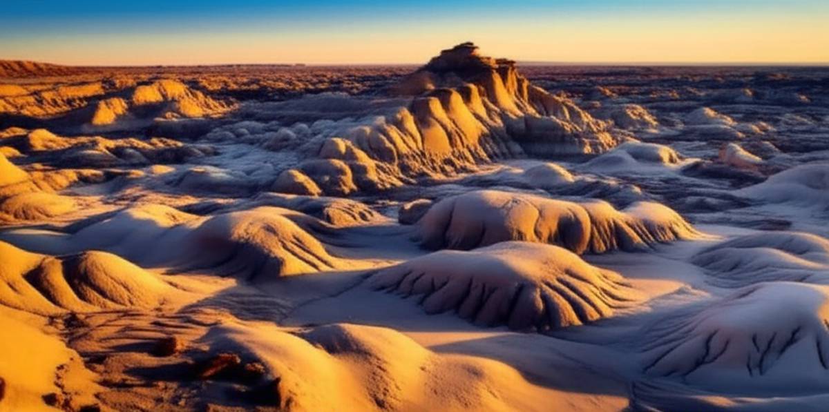 گردشگری تپه های بیستی نیومکزیکو (Bisti Badlands): شگفتی طبیعت