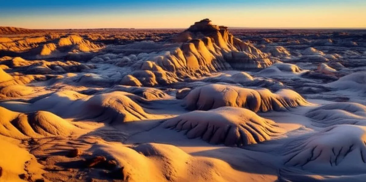 تپه های بیستی نیومکزیکو (Bisti Badlands): شگفتی طبیعت