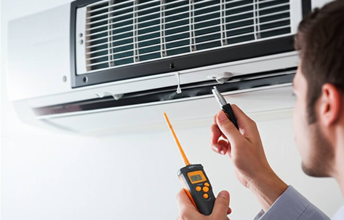 کولر گازی تعمیر نشتی کولر گازی جی پلاس - راهنمای جامع رفع آبریزش