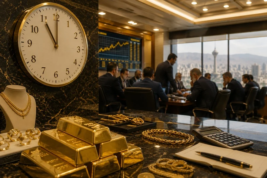 وکیل ساعت باز شدن بازار طلا تهران - ساعات دقیق و روزهای فعالیت